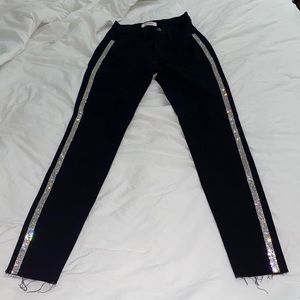 Bedazzled High waisted Black jeans